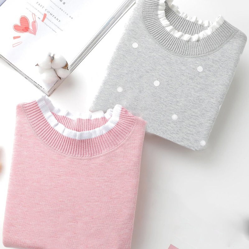 Женский термокомплект с кружевным воротником