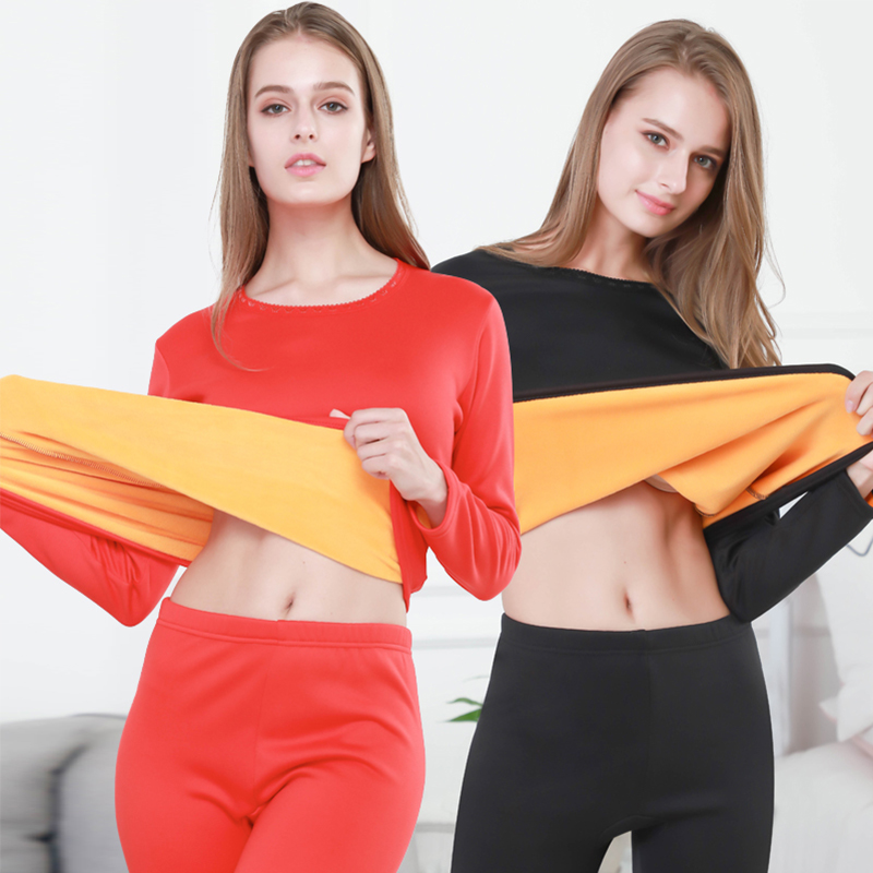 Теплый женский термокомплект с флисовой подкладкой