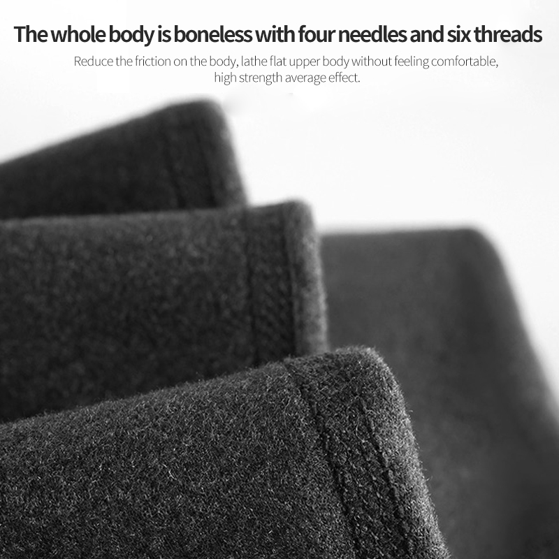 Мужские комплекты термобелья с нашивкой на шее и круглым вырезом