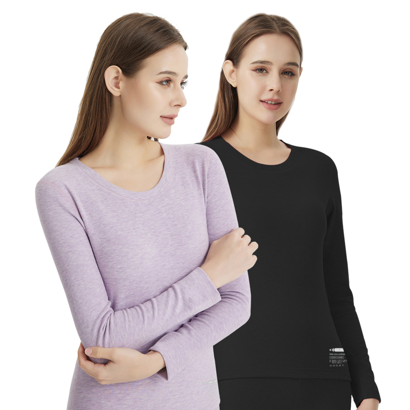 Женский комплект термобелья с круглым вырезом