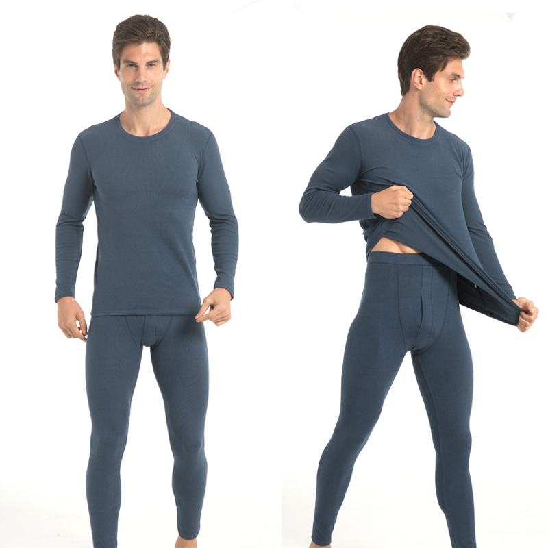 Теплые и утолщенные мужские комплекты с флисовой подкладкой