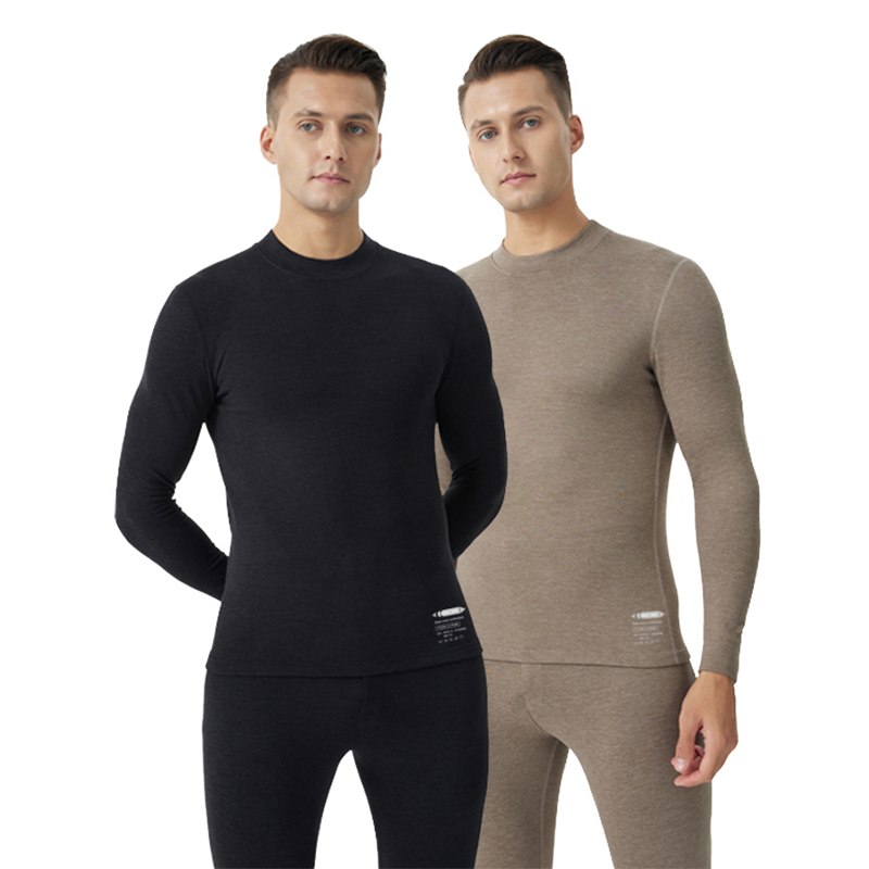Мужские комплекты термобелья с круглым вырезом и средним вырезом