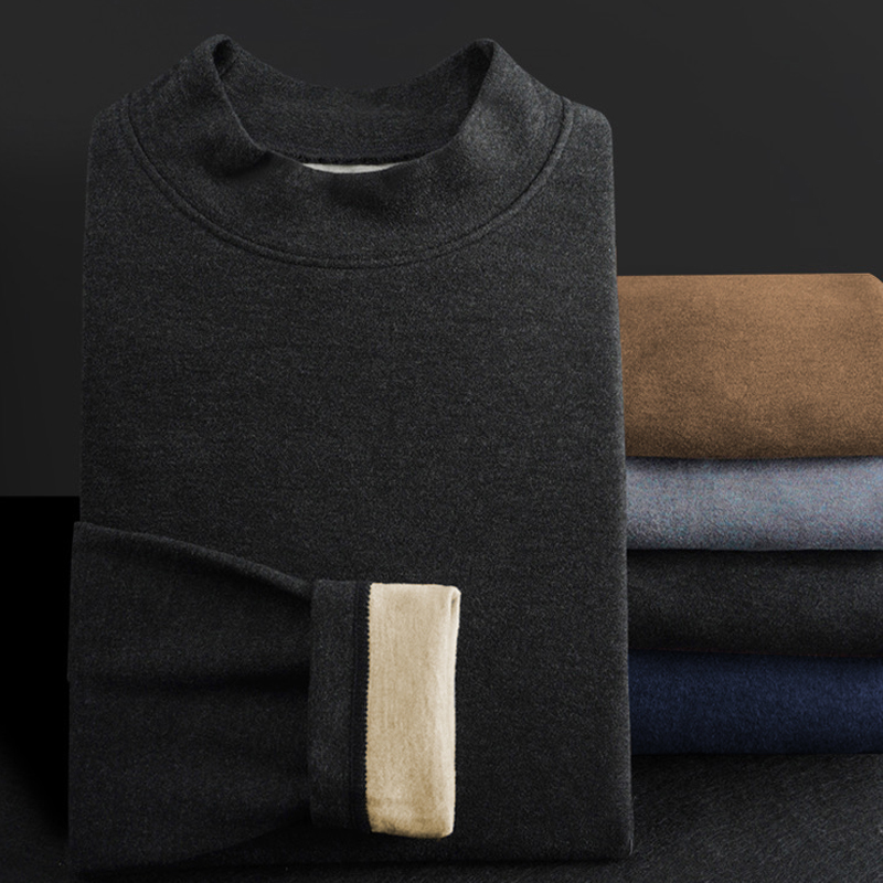 Комплект термобелья с флисовой подкладкой и средним воротником для мужчин